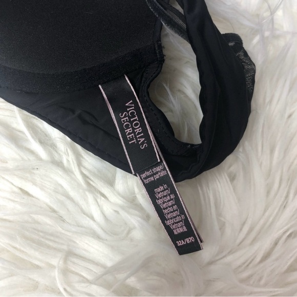 Victoria Secret perfect shape polka dot mesh bra 🖤 - Picture 4 of 4
